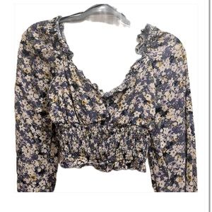 Elodie floral long sleeve shirt